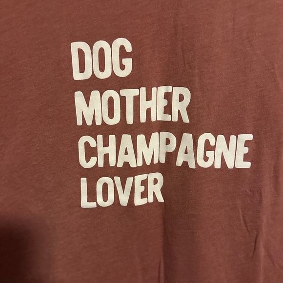 Dog Mom Co. Dog Mother Champagne Lover Tee - Picture 2 of 4